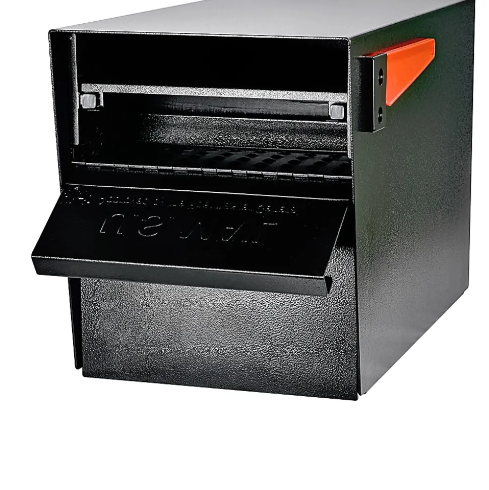 Mail Boss™ Curbside Locking Mailbox, 13 3/4" x 11 1/4" x 21", Black