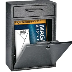 Mail Boss Locking Security Drop Box, 16 1/4