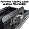 Mail Boss Mail Manager Locking Mailbox, 11 1/4"H x 10 3/4"W x 21"D, Black