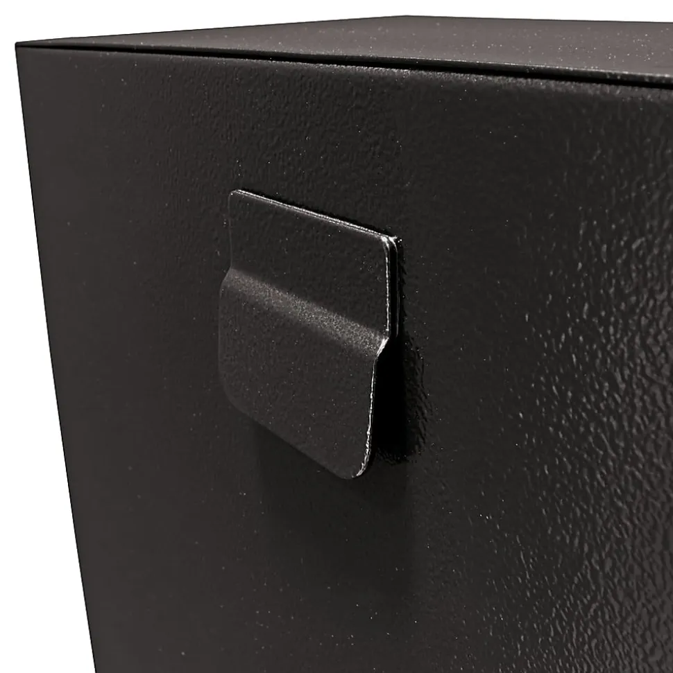Mail Boss™ Metro Mail Wall Mount Locking Mailbox, 14 3/4"H x 15 2/5"W x 7 1/8"D, Black