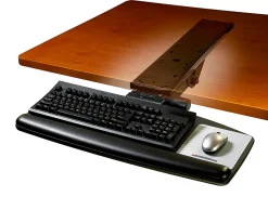 3Mâ„¢ AKT90LE Adjustable Keyboard Tray, Black/Charcoal