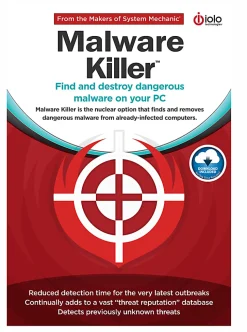 Malware Killer is the nuclear option that finds and removes dangerous malware from already-infected computers.