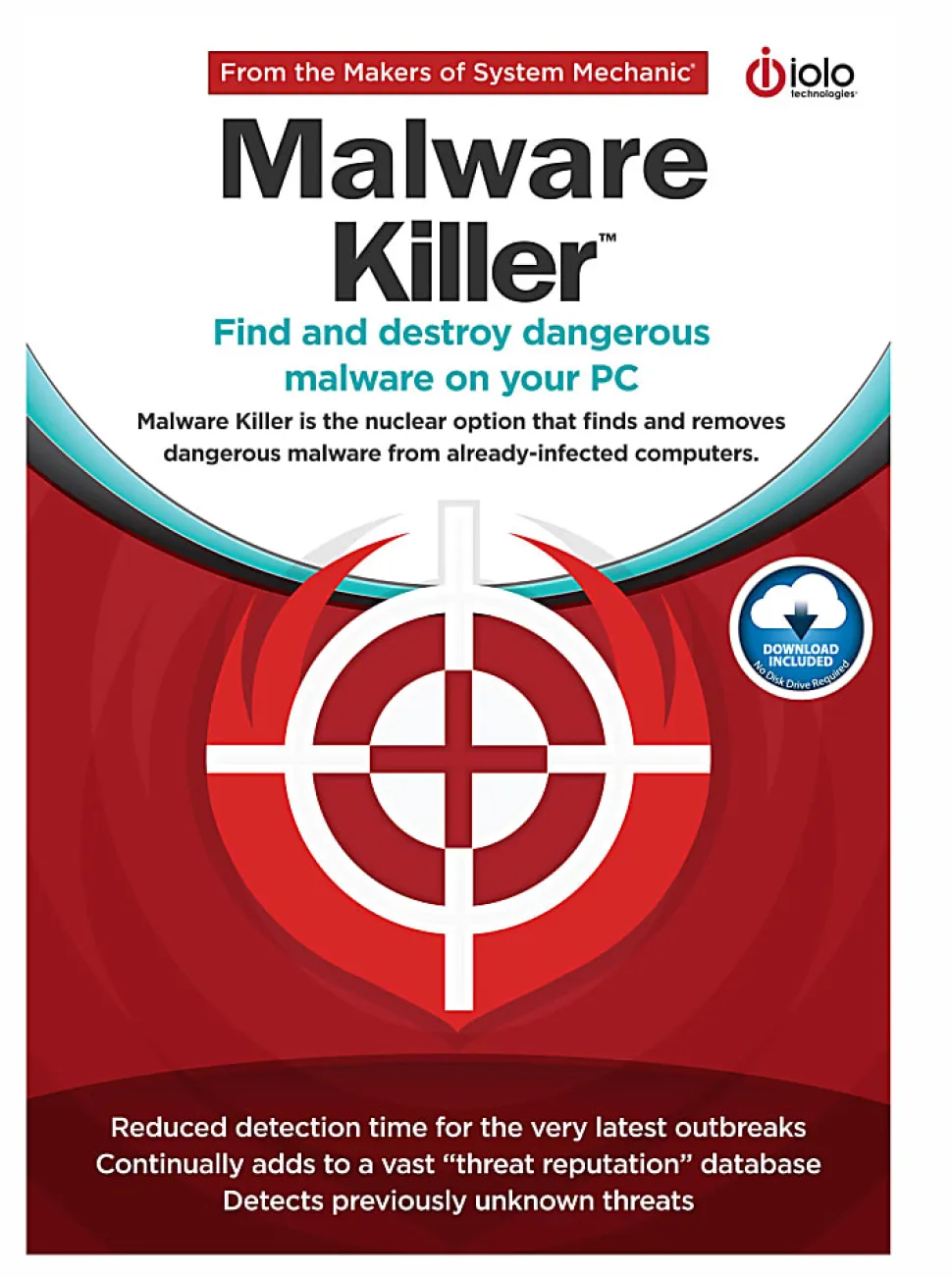 Malware Killer is the nuclear option that finds and removes dangerous malware from already-infected computers.