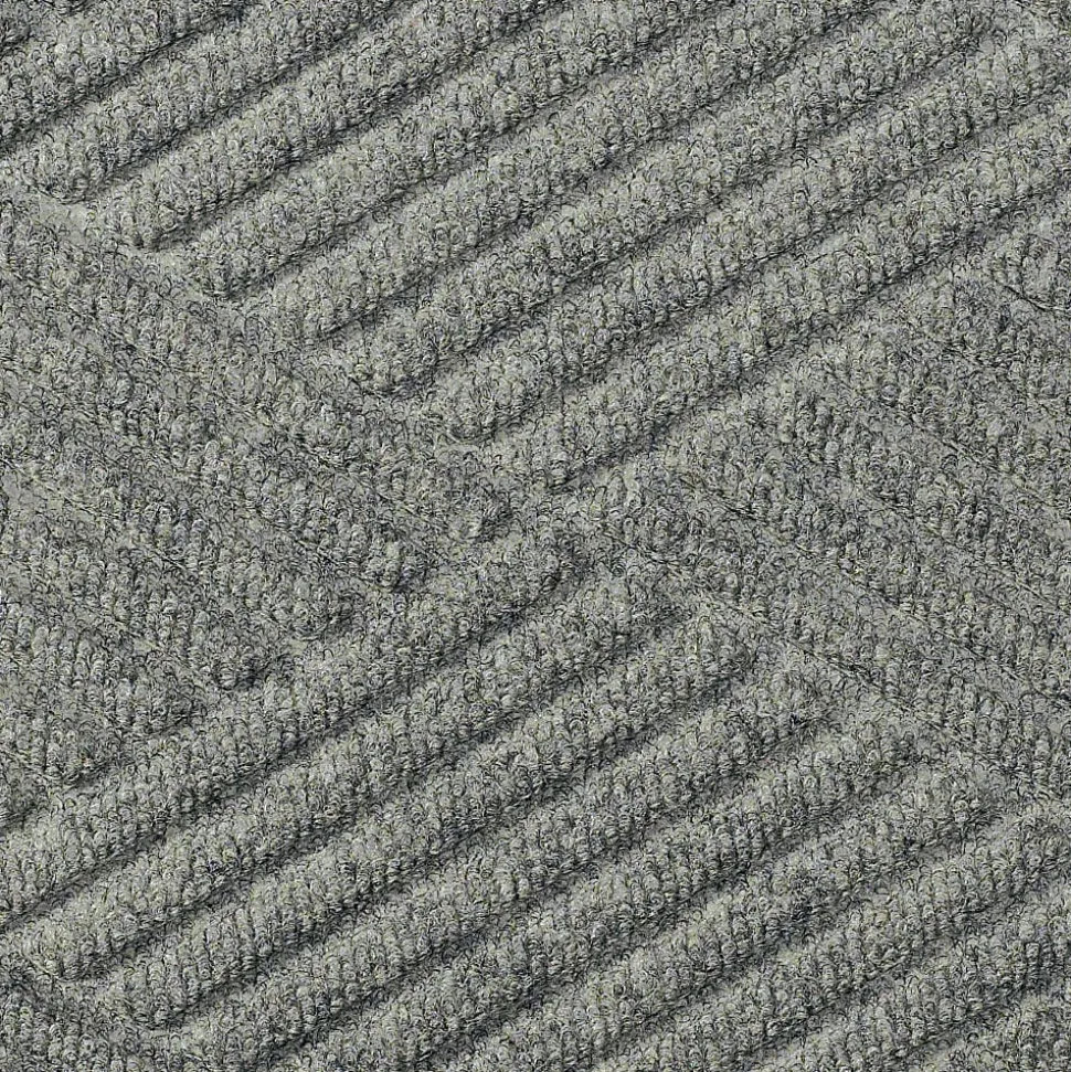 M+A Matting Waterhog Max Diamond Classic Floor Mat, 3'H x 5'W, Gray Ash