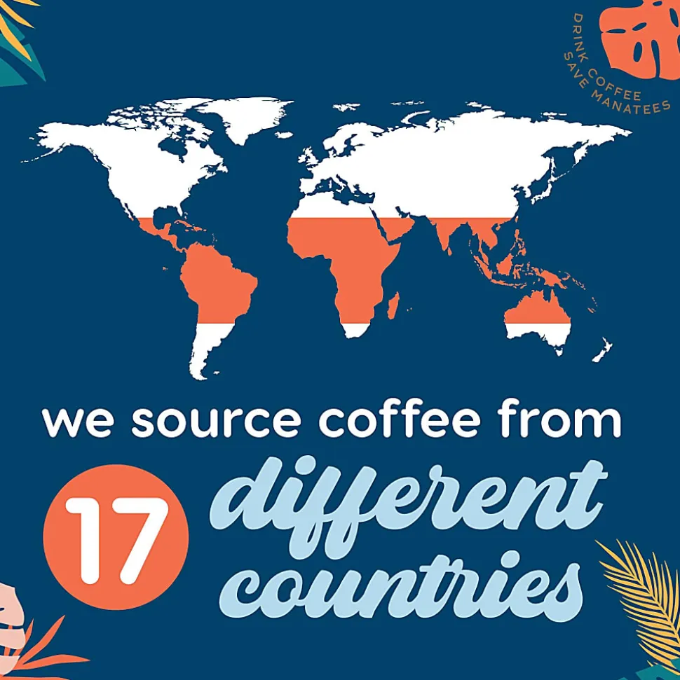 Manatee Gourmet Coffee Single-Serve Coffee K-Cup®, Caribbean Delight Blend, Carton of 80