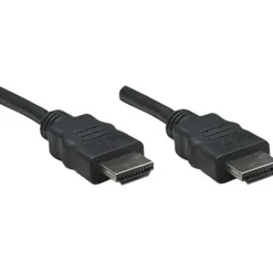 Manhattan HDMI Cable, 4K@30Hz (High Speed), 15m, Male to Male, Black