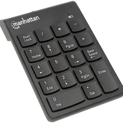 Manhattan 18-Key Numeric Wireless Keypad, Black, 178846