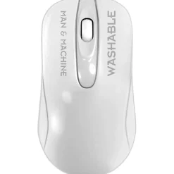 Man & Machine C Mouse Wireless - Optical - Wireless - Radio Frequency - 2.40 GHz - White - USB - 1000 dpi - Scroll Wheel - 2 Button(s)