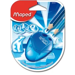 Maped USA I-Gloo 2-Hole Pencil Sharpeners, Assorted Colors, Pack Of 12