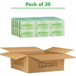 Marcal® Pro 2-Ply Facial Tissues, 100% Recycled, White, Box Of 100, 30 Boxes Per Case