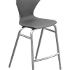Marco Group™ Apex™ Apex Series Adjustable Stool, Charcoal/Chrome