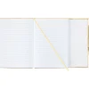 Markings by C.R. Gibson® Leatherette Journal With Pen, 5-1/2" x 8-1/2", College Ruled, 256 Pages (128 Sheets), Gold