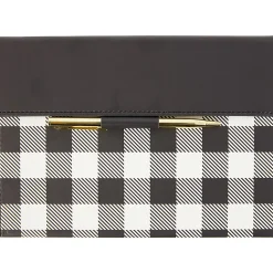 Markings by C.R. GibsonĀ® Leatherette Journal With Pen, 5-1/2" x 8-1/2", College Ruled, 256 Pages (128 Sheets), Plaid