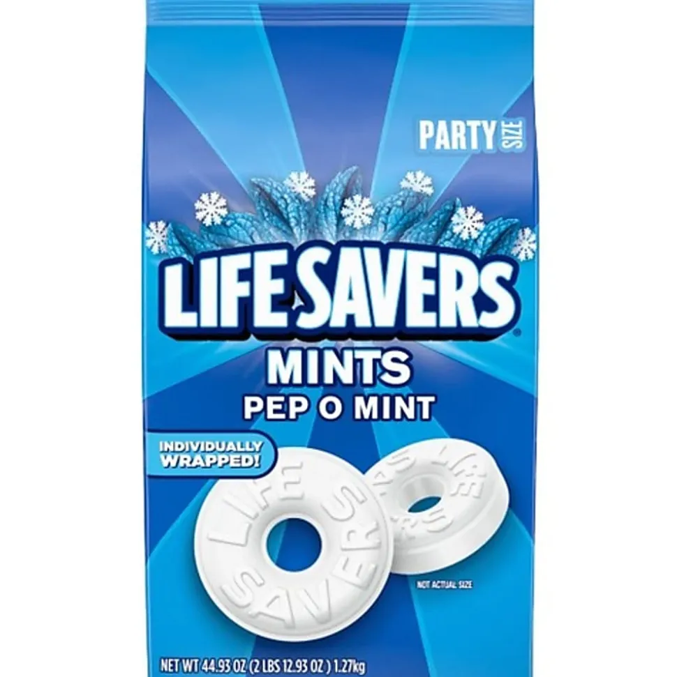 Mars Lifesavers Pep-O-Mint Breath Mints Hard Candy, 44.93 Oz