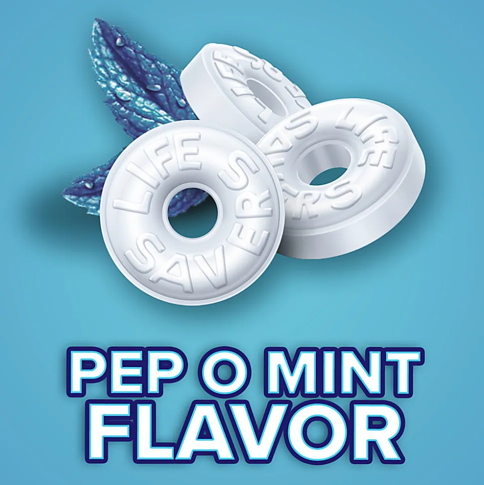 Mars Lifesavers Pep-O-Mint Breath Mints Hard Candy, 44.93 Oz