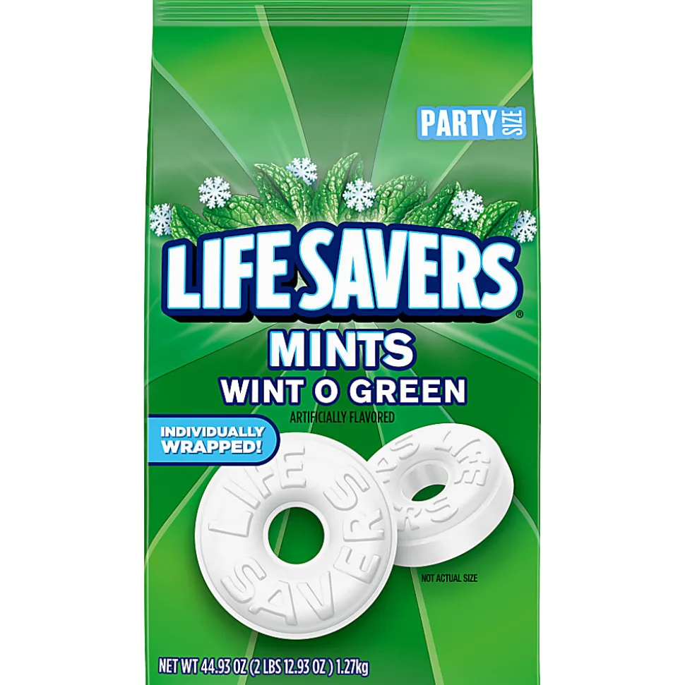 Mars Lifesavers Wint-O-Green Breath Mints Hard Candy, 44.93 Oz