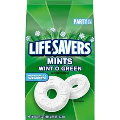 Mars Lifesavers Wint-O-Green Breath Mints Hard Candy, 44.93 Oz