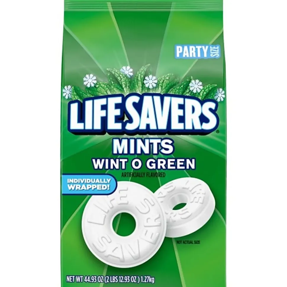 Mars Lifesavers Wint-O-Green Breath Mints Hard Candy, 44.93 Oz