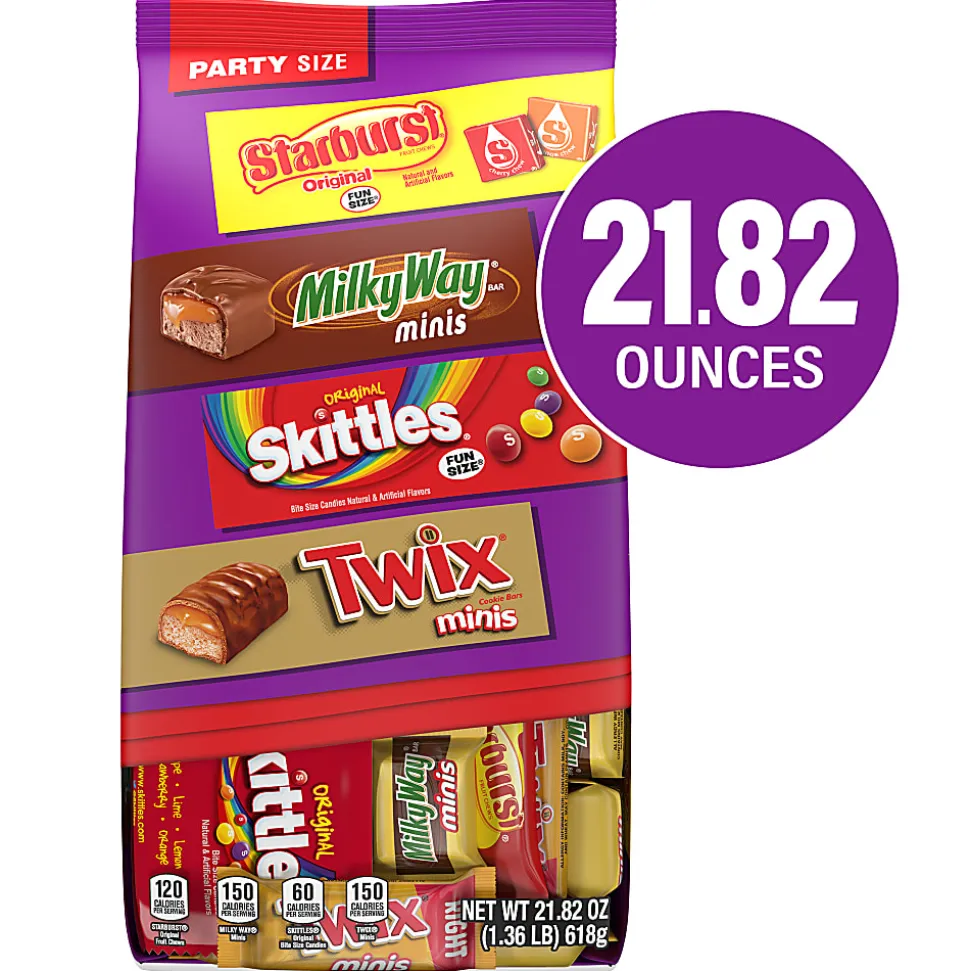 Mars Mixed Chocolate Sugar Variety Minis, 21.82 Oz