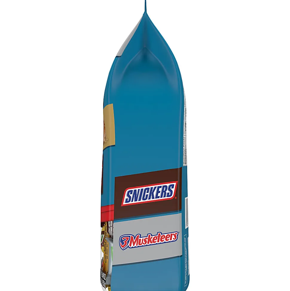 Mars Snickers, Twix, Milky Way & 3 Musketeers Minis Milk Chocolate Bars Variety Pack, 19.49 Oz Bulk Bag