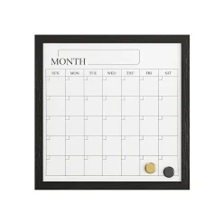Martha Stewart Everette Magnetic Monthly Calendar Dry-Erase Board, 18