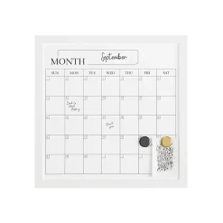 Martha Stewart Everette Magnetic Monthly Calendar Dry-Erase Board, 18