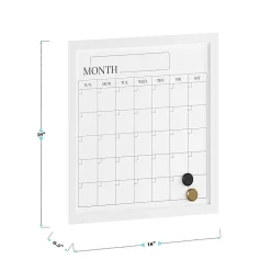 Martha Stewart Everette Magnetic Monthly Calendar Dry-Erase Board, 18
