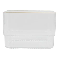 Martha Stewart Kerry Plastic Stackable Office Desk Drawer Organizers, 2
