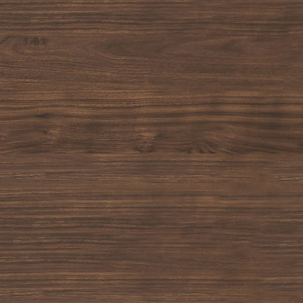 Martha Stewart Ollie Home 47-1/4"W Office Computer Desk With 3 Drawers, Walnut/Oil Rubbed Bronze