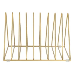 Martha Stewart Ryder Mesh Metal 9-Slot Triangle Magazine File Holder, 7