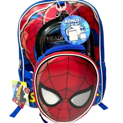 Marvel Spiderman Kid's 3-Piece Backpack Set, Red
