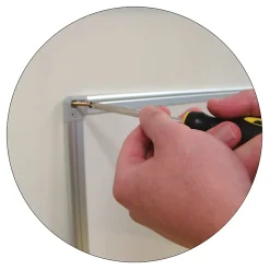 MasterVision® Earth Gold Ultra Magnetic Dry-Erase Whiteboard, 48