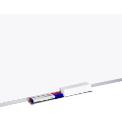 MasterVision® Earth Silver Easy Clean™ Non-Magnetic Melamine Dry-Erase Whiteboard, 48