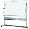 MasterVision® Gold Ultra™ Evolution Revolver Magnetic Mobile Dry-Erase Whiteboard Easel, 70" x 47", Aluminum Frame With Silver Finish
