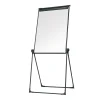MasterVision® Magnetic Gold Ultra™ Footbar Folds-To-A-Table Easel, Steel, Black