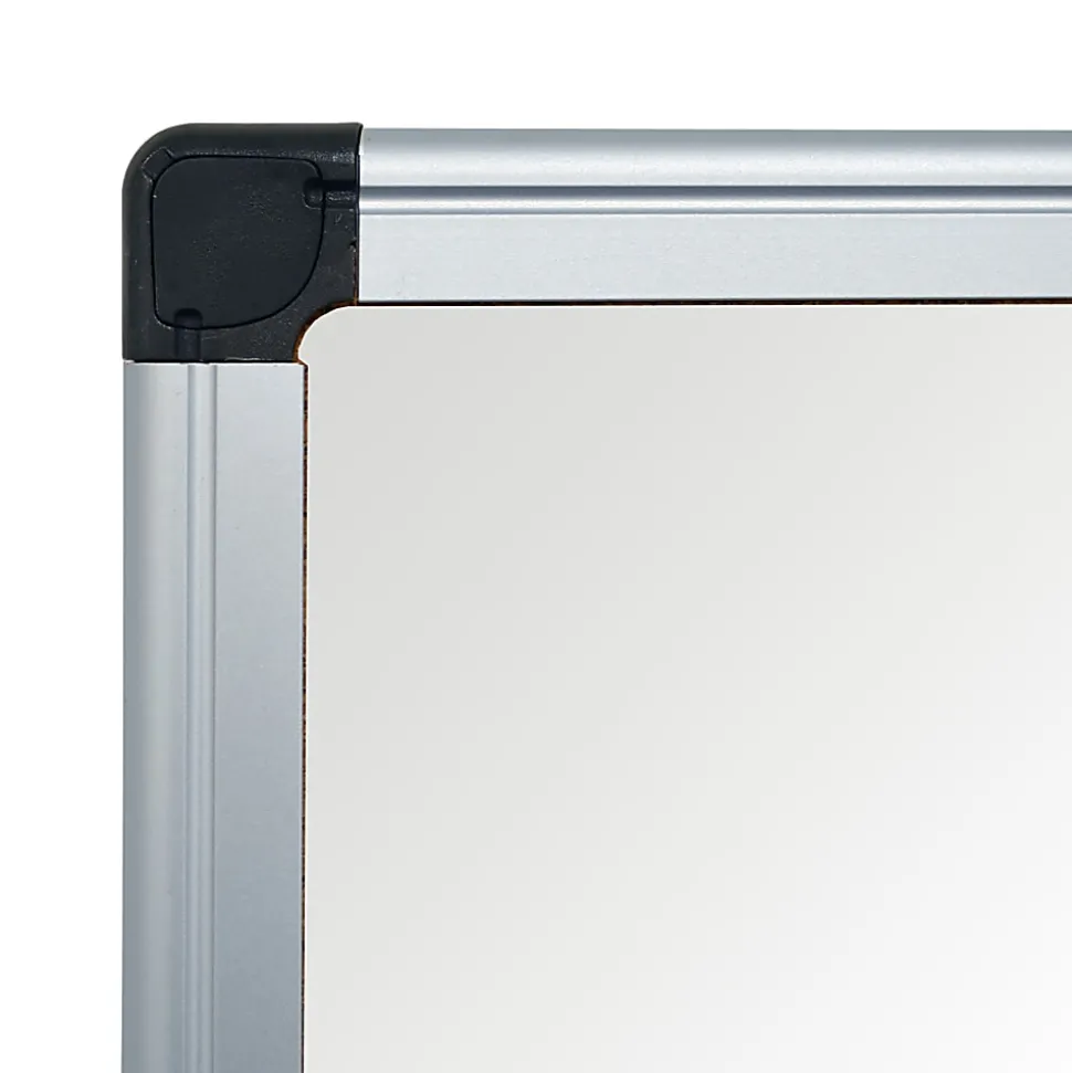 MasterVision® Maya Platinum Pure Magnetic Dry-Erase Whiteboard, 48" x 72", Aluminum Frame With Silver Finish