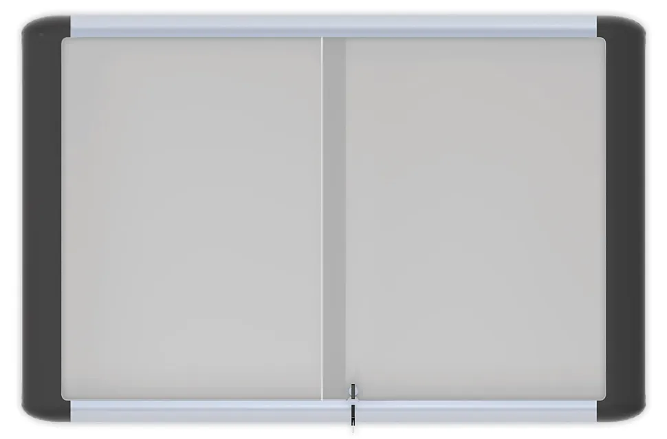 MasterVision® Platinum Pure Magnetic Dry-Erase Enclosed Whiteboard, 48" x 72", Aluminum Frame With Silver Finish