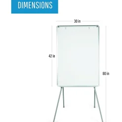 MasterVision Quadpod Presentation Easel - 28