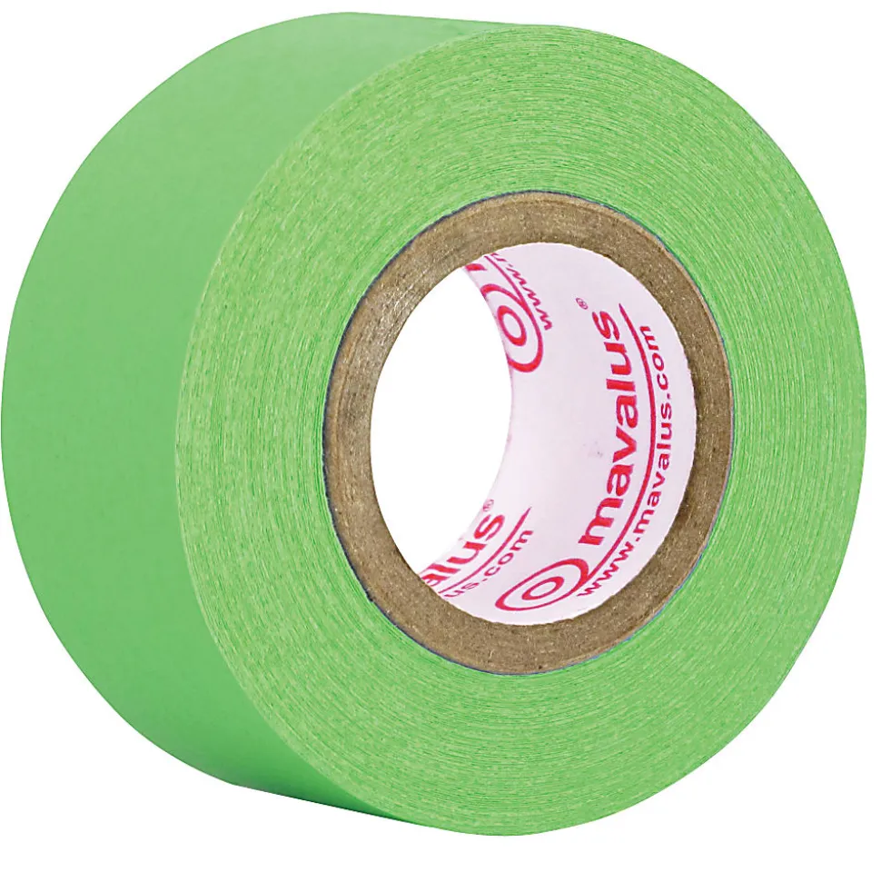 Mavalus® Tape, 1" x 324", Green, Pack Of 6