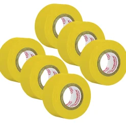 MavalusĀ® Tape, 1" x 324", Yellow, Pack Of 6