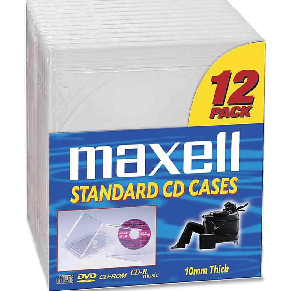 Maxell CD/DVD Jewel Cases CD-360