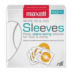 Maxell CD/DVD Storage Sleeves