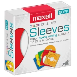 Maxell CD-401 Multi-Color CD & DVD Sleeve