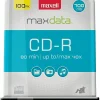 Maxell® CD-R Media Spindle, 700MB/80 Minutes, Pack Of 100