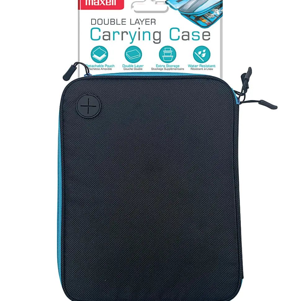 Maxell® Double-Layer Charging Case, Blue, 199508