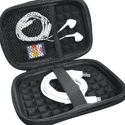 Maxell® Shock-Absorbent Mobile Storage Case, Black, 195515