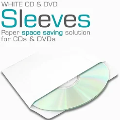Maxell White CD / DVD Sleeves