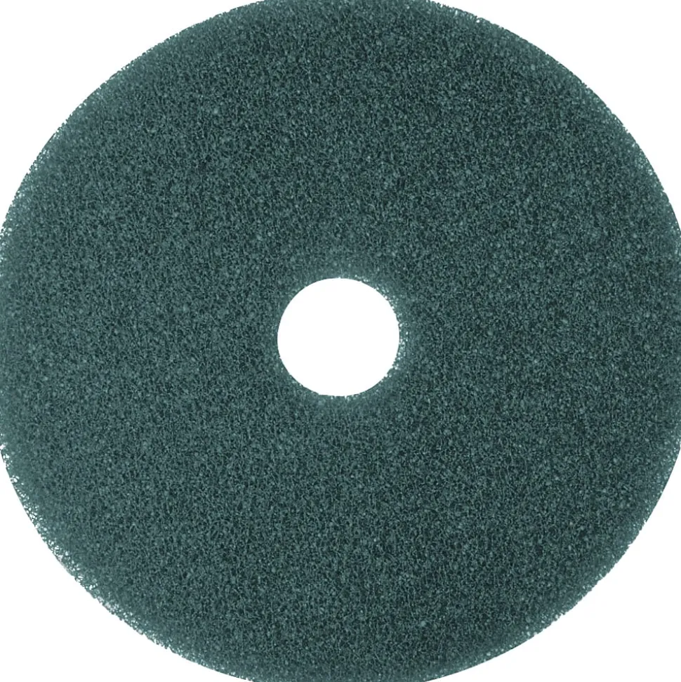 3M™ 5300 Blue Cleaner Floor Pads, 20" Diameter, Blue, Case Of 5