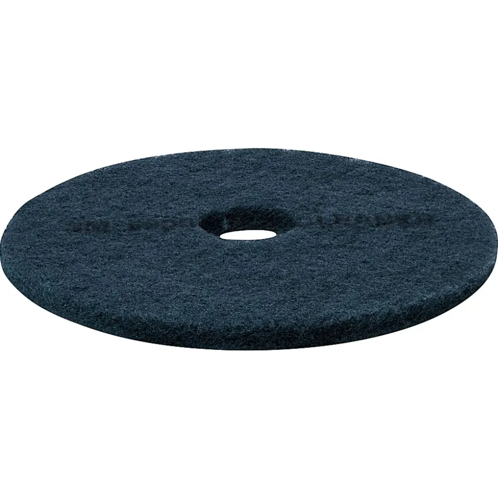 3M™ 5300 Blue Cleaner Floor Pads, 13" Diameter, Blue, Case Of 5