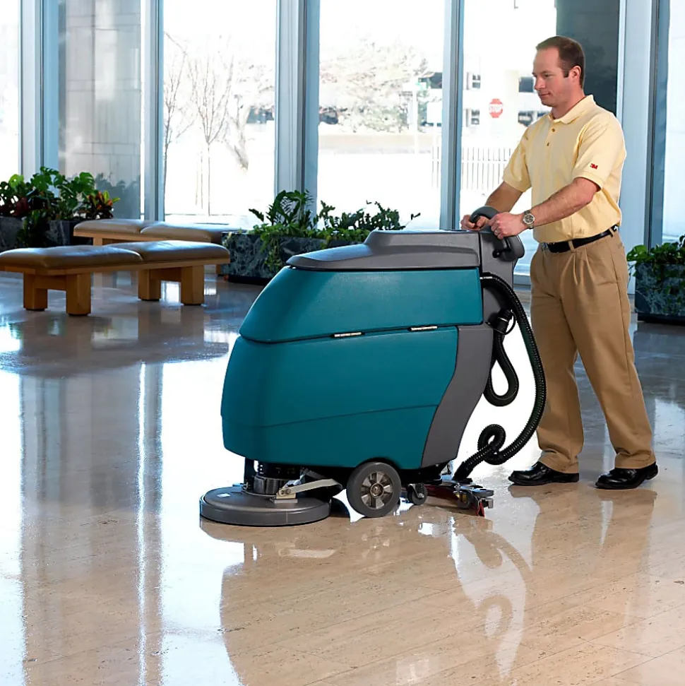 3M™ 5300 Blue Cleaner Floor Pads, 19" Diameter, Blue, Case Of 5
